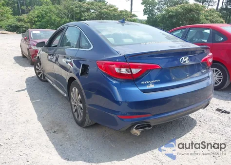 2015 Hyundai Sonata Sport/Limited z USA, uszkodzony, nr VIN 5NPE34AF0FH212853